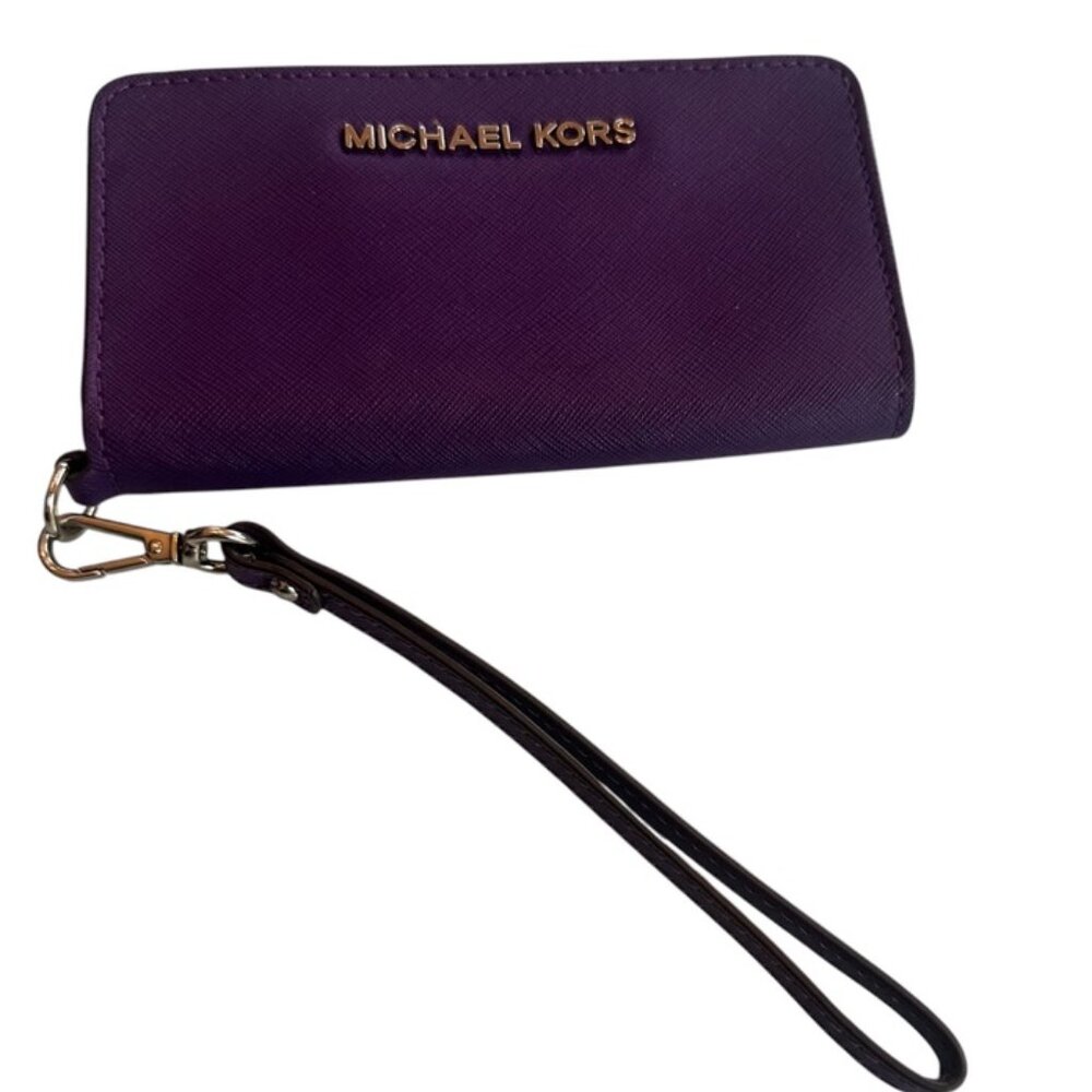 Michael Kors Purple Wristlet